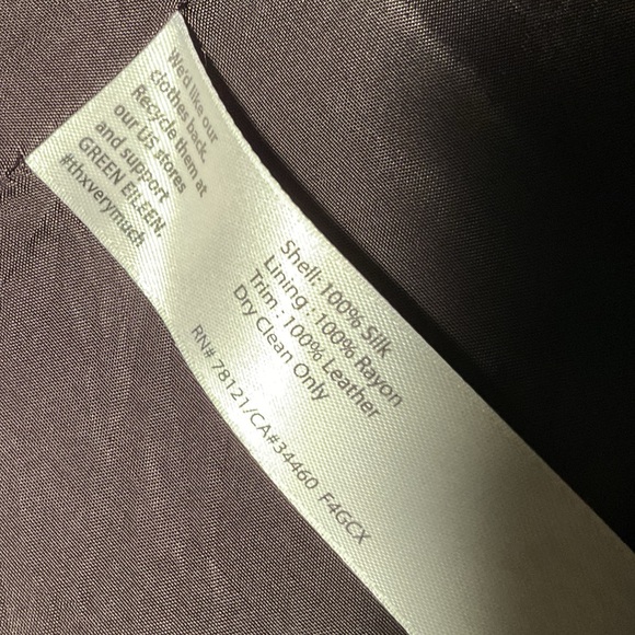 Eileen fisher black silk blazer PM - Picture 5 of 5